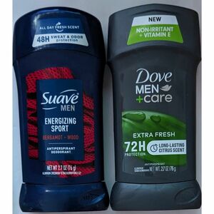 スアーヴ　Suaveエナジャイジングスポーツ　Doveダヴ　エクストラフレッシュ　デオドラント制汗剤スティック