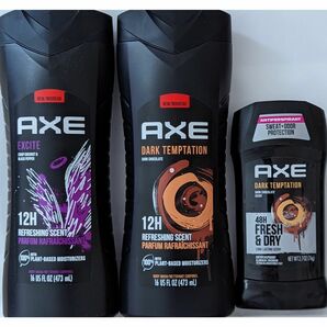 アックスAXE　ボディソープ　エキサイト　ダークテンプテーション　デオドラント制汗剤スティック