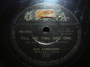 ■SP盤レコード■5223(B)　Fox Trot　GUY LOMBARDO　心ひとつに　悲しきワルツ　デッカ盤