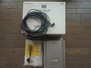 カロッツェリアODR　RS-P70xⅡ　デジタルプリアンプ・プロセッサー　ケーブル付き　動作確認済み　中古希少品