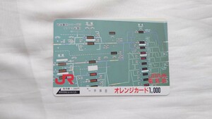 △JR九州電気部△鉄道電気シリーズ3 CTC装置△記念オレンジカード1穴使用済