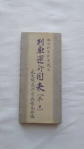 ▲北大阪急行電鉄▲列車運行図表(平日)▲昭和45年9月改正