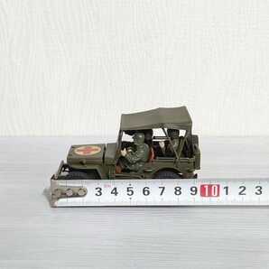 1/35 アメリカ軍 JEEP レスキュー ミリタリー 約10cm プラモデル 完成品 軍用 ジープ 救急の画像7