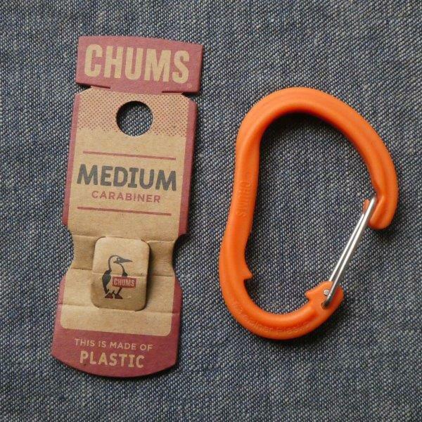 CHUMS カラビナ M オレンジ CH61-0119 新品