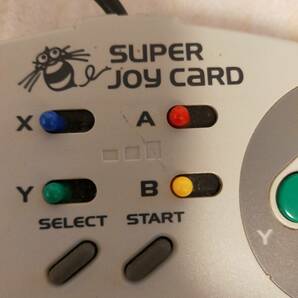 ジャンク SFC スーパージョイカード ハドソン SUPER JOY CARD コントローラー 動作未確認 ジャンク品の画像2
