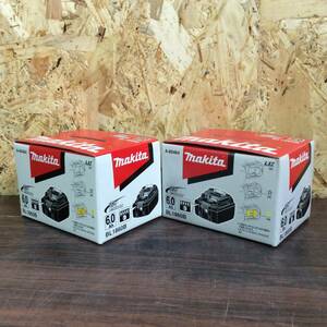 【WH-0229】未使用 makita マキタ 18V 純正バッテリー BL1860B 6.0Ah 2個セット 急速充電対応 雪マーク有 箱有