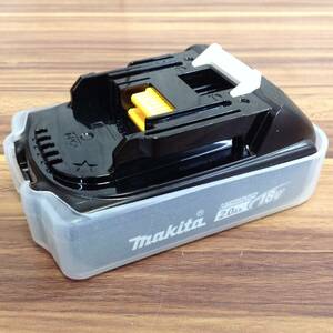 【WH-0324】中古美品 makita マキタ 18V リチウムイオンバッテリ BL1820B ※充電回数2回 保護カバー付 箱無 残量表示＆薄型軽量タイプ