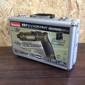 【WH-0412】未使用 展示品 makita マキタ 7.2V 充電式ペンインパクトドライバ TD022DSHXO 限定色 純正フルセット