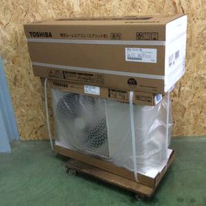 ◎【WH-0525】在庫限り 未使用 未開封 TOSHIBA 東芝 ルームエアコン RAS-2213T(W)+RAS-2213AT 6畳用 100V 白【佐川送料着払い・2梱包】