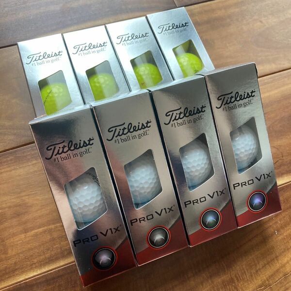 タイトリスト Titleist PRO V1X プロV1X ゴルフボール　８スリーブ