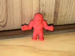 当時 キン肉マン キン消し キンケシ ガチャ パチ 無版権　kinnikuman 赤　アニメ　ゆでたまご　vintage retoro 昭和レトロ　初期　旧　j