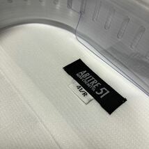 ABITRE51☆白織柄　形態安定ワイシャツ　L(41-85)　セミワイド 角切りカフス_画像5
