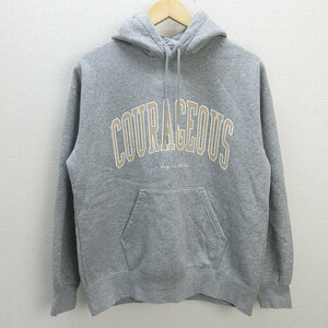 H# United Arrows /UNITED ARROWS A DAY IN THE LIFE reverse side nappy pull over parka sweat [S] grey /MENS#44[ used ]