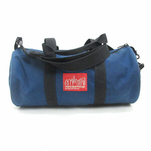 H# Manhattan Poe te-ji/Manhattan Portage roll сумка "Boston bag" темно-синий BAG двоякое применение темно-синий #12[ б/у ]