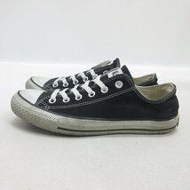 Q■【26.5cm】コンバース/CONVERSE ALLSTAR LOWキャンバススニーカー■黒MENS/46【中古】_画像1