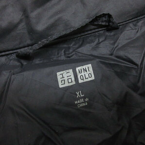 U■ユニクロ/UNIQLO ウルトラライトダウンジャケット【XL】黒/men's/54【中古】■の画像2