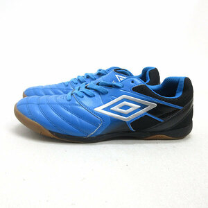 G■【27cm】アンブロ/UMBRO フットサル シューズ アクセレイターサラ SL IN UF2NJB03BB■青/men's/55【中古】■