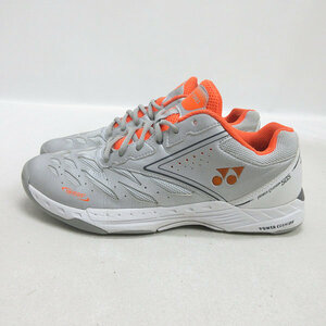 G■【25.5】ヨネックス/YONEX テニスシューズ/カーペットコート用■銀/men's/12【中古】■