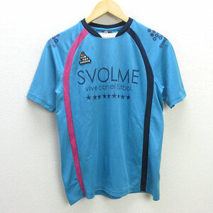 G■スボルメ/SVOLME サッカー/フットサル Tシャツ トレーニングウエア【S程度】青/men's/127【中古】■