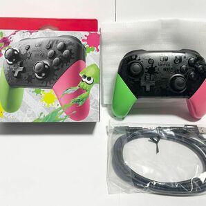 ジャンク Nintendo Switch Proコントローラー スプラトゥーン2