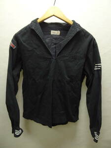 全国送料無料 クロロ ボーイ Chloro boy レディース 黒色 綿100％ セーラーシャツ風 プルオーバーシャツ Mサイズ