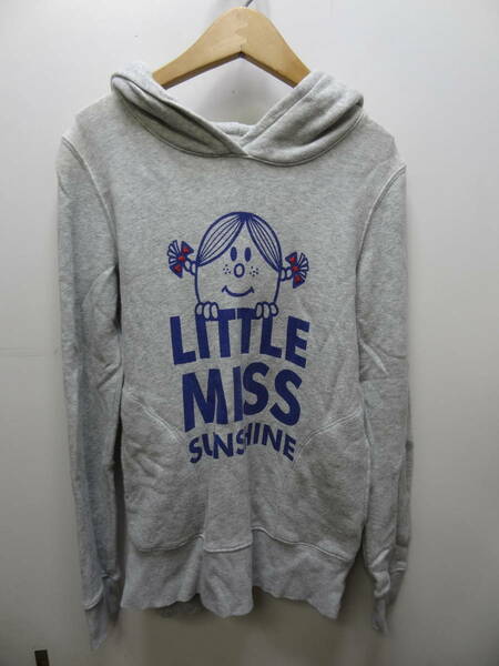 全国送料無料 ユニクロ UNIQLO UT MR. MEN LITTLE MISS レディース 杢グレー色 スウェット プルパーカー S