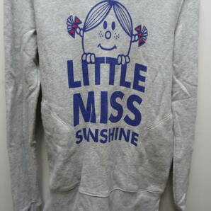 全国送料無料 ユニクロ UNIQLO UT MR. MEN LITTLE MISS レディース 杢グレー色 スウェット プルパーカー Sの画像5