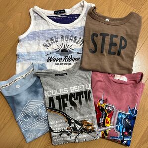 キッズ T半袖シャツ 5枚セット 110㎝