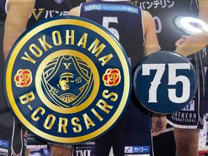 横浜ビーコルセアーズ 缶バッジ Bリーグ