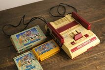 ジャンク 任天堂 ファミコン 本体 HVC-001 スーパーマリオブラザーズ3 カセット_画像1