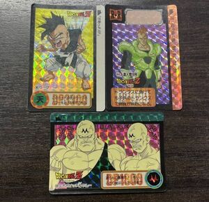 ドラゴンボールZ カードダス 3点 まとめ キラ 352 ウーブ/454 人造人間16号/38 スポポビッチ＆ヤムー バンダイ