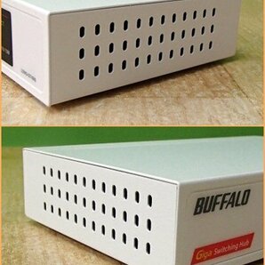 超美品 バッファロー Giga スイッチングHUB 10/100/1000M スイッチングハブ LSW3-GT-5NS 5ポート Buffalo 送料520円の画像4