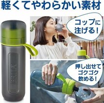 未使用 BRITA ブリタ ボトル型浄水器 フィル&ゴー アクティブ 0.6L ピンク 水筒 ボトル_画像6