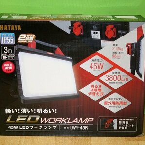 未使用 開封品 アウトレット ハタヤ HATAYA LEDワークランプ LWY-45R ワークライト 作業灯 照明 箱破れの画像1