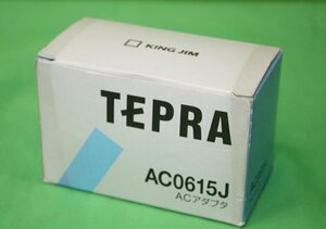  unused TEPRA Tepra AC0615J AC adapter King Jim postage 520 jpy 