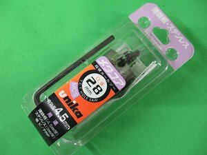 未使用 ユニカ 超硬ホールソー 口径28mm 有効長4.5mm 薄鉄板 ステンレス アウトレット unika 送料300円