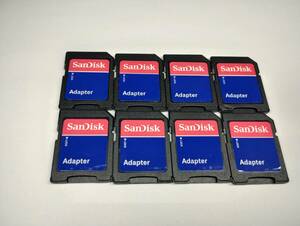 8 pieces set SanDisk microSD-SD conversion adaptor awareness has confirmed memory card micro SD card SD card 