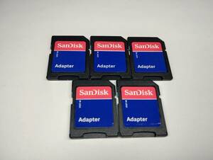 5 pieces set SanDisk microSD-SD conversion adaptor awareness has confirmed memory card micro SD card SD card 