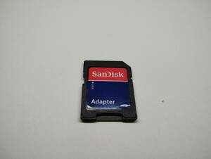 SanDisk　microSD→SD　変換アダプター　認識確認済み　メモリーカード マイクロSDカード　SDカード