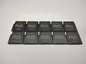 10 pieces set 16MB mega bite Panasonic miniSD card memory card Mini SD card 