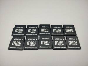 10 штук установлены 256 МБ мегабайты Hagiwara sys-com minisd card card mini sd card