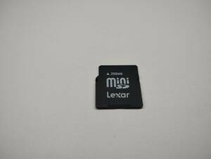 256 МБ мегабайты Lexar Minisd Card Card Mini SD Card