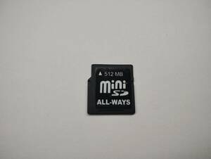 512MB mega bite ALL-WAYS miniSD card memory card Mini SD card 