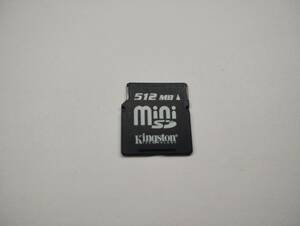 512MB mega bite Kingston miniSD card memory card Mini SD card 