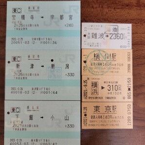 切符 JR東日本 近鉄 入場券 乗車券 使用済みコレクション 記念きっぷの画像1