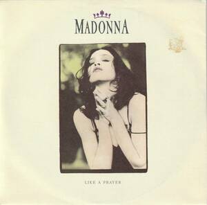 MADONNA　マドンナ　Like A Prayer (7" Version) 　スペイン盤 貴重 7” シングルレコード