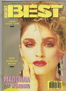 MADONNA　マドンナ　表紙雑誌 BEST (1987年)　フランス雑誌　：　PRINCE　プリンス