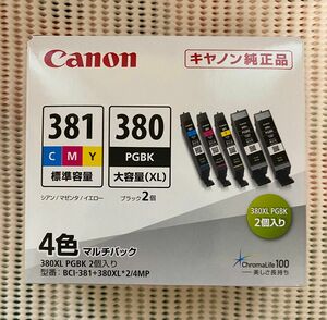 キャノン純正インク BCI-381+380/4MP