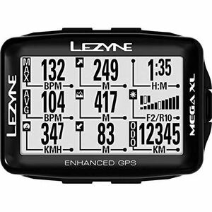 新品★送料無料★LEZYNE レザイン メガ XL GPS ブラック高精細 大画面 GPSコンピューター ルートナビ