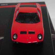 1/64 ランボルギーニ 2 ミウラ P400 赤 / 金 シャーシ & ホイール Red Rosso Midship V12 350ps 280km/h 絶版品 送料込_画像9